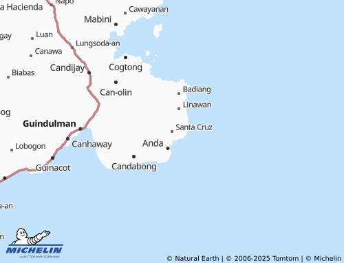 MICHELIN Santa Cruz map - ViaMichelin