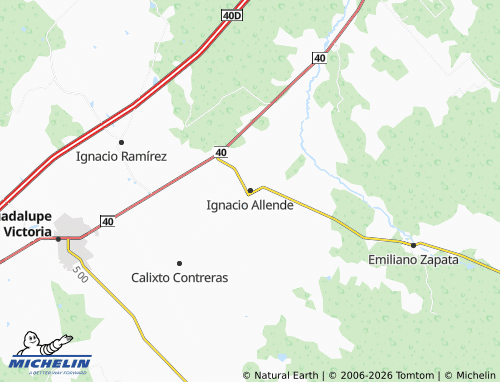 Mappa MICHELIN Ignacio Allende - ViaMichelin