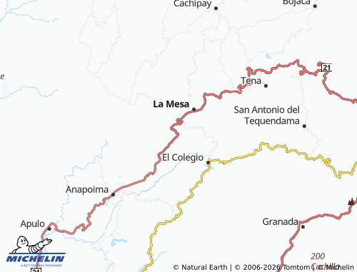 Carte MICHELIN San Andrés - ViaMichelin