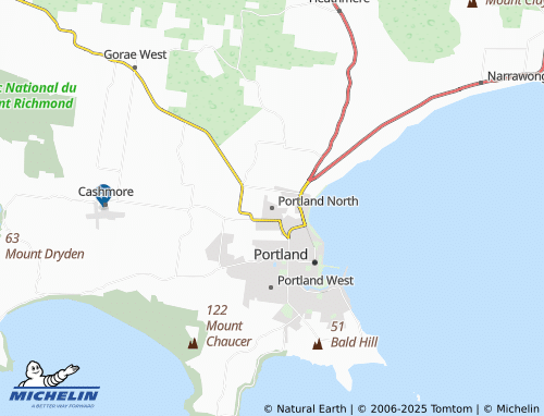 MICHELIN Portland North map - ViaMichelin
