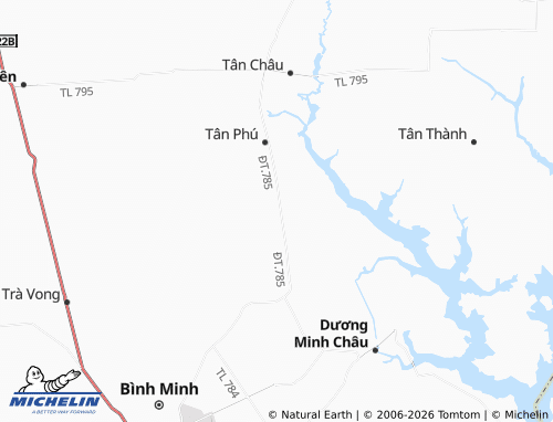 Mapa MICHELIN Tân Hưng - ViaMichelin