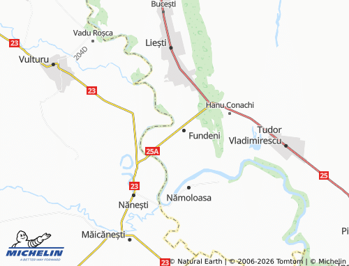 Mappa MICHELIN Fundenii Noi - ViaMichelin
