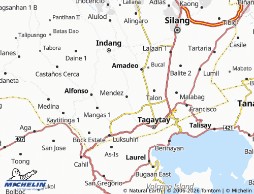 MICHELIN Poblacion 6 map - ViaMichelin