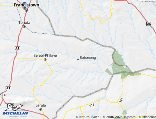 Carte MICHELIN Bobonong - ViaMichelin