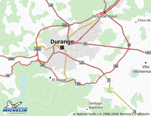Carte MICHELIN Nuevo Durango - ViaMichelin