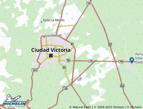MICHELIN Bella Vista, Unidos Avanzamos map - ViaMichelin