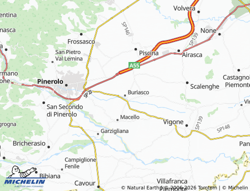 Mapa MICHELIN Buriasco - ViaMichelin