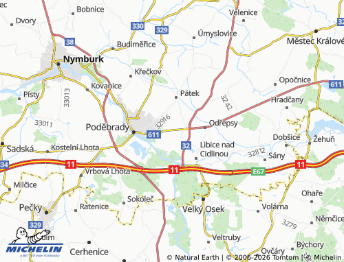 Mappa MICHELIN Vystrkov - ViaMichelin