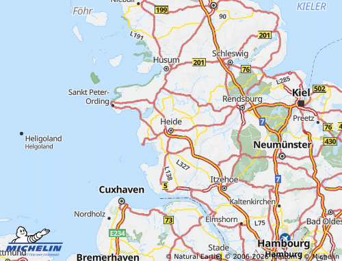 MICHELIN Dithmarschen map - ViaMichelin