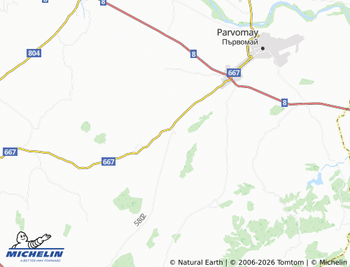 Mappa MICHELIN Poroyna - ViaMichelin