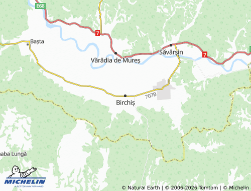 Carte MICHELIN Birchiș - ViaMichelin