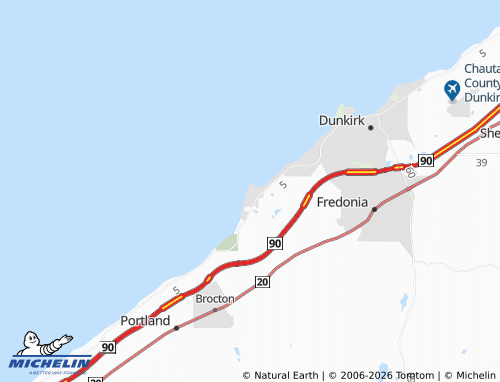 Mapa MICHELIN Van Buren Point - ViaMichelin