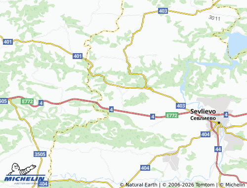 MICHELIN Petko Slaveykov map - ViaMichelin