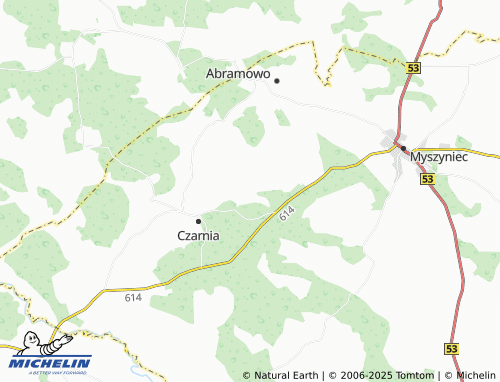 Mapa MICHELIN Brzozowy Kąt - ViaMichelin