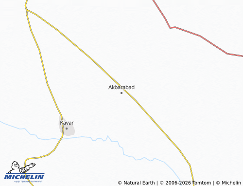 Mappa MICHELIN Akbarabad - ViaMichelin