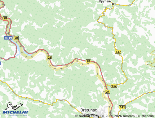 MICHELIN-Landkarte Crnča - ViaMichelin