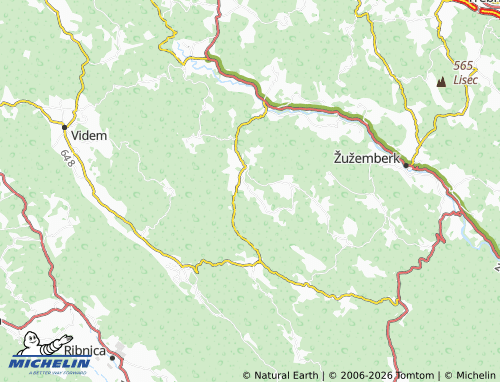 Mapa MICHELIN Primča Vas - ViaMichelin