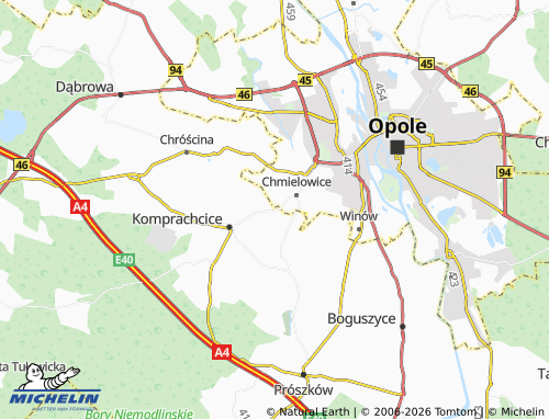 Mapa MICHELIN Osiny - ViaMichelin