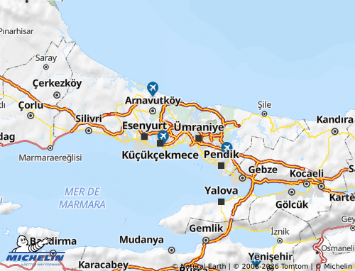 Mapa MICHELIN Eyüpsultan - ViaMichelin