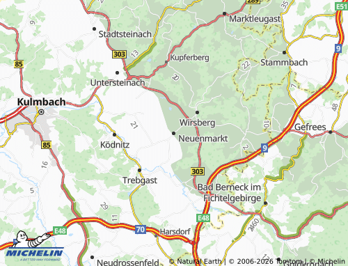 MICHELIN Neuenmarkt map - ViaMichelin