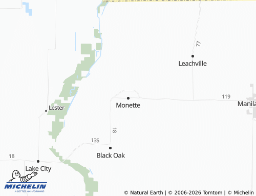 Mappa MICHELIN Monette - ViaMichelin