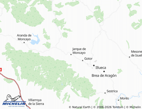 Mappa MICHELIN Jarque de Moncayo - ViaMichelin
