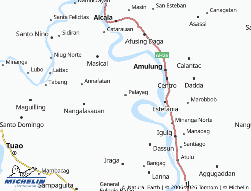 MICHELIN Palayag map - ViaMichelin