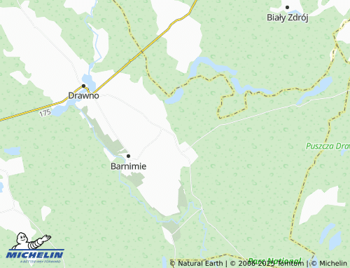 MICHELIN Gładysz map - ViaMichelin