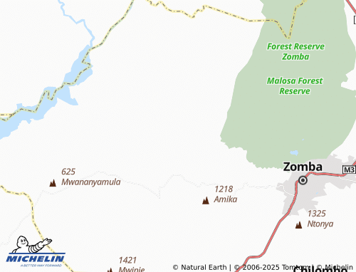 MICHELIN Namitembo map - ViaMichelin
