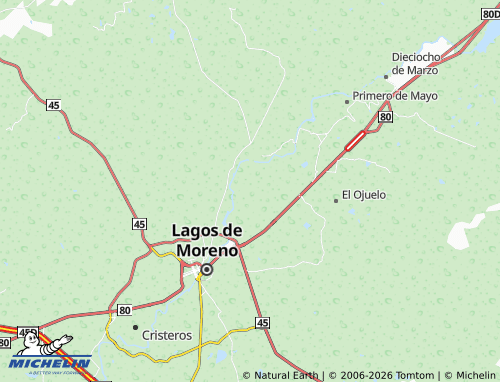 MICHELIN San Isidro de Arriba map - ViaMichelin