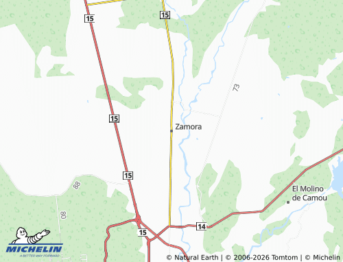Carte MICHELIN Zamora - ViaMichelin