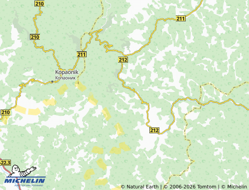 Mapa MICHELIN Ravnište - ViaMichelin