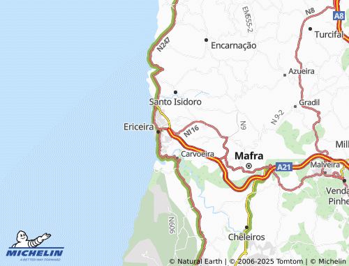 Carte MICHELIN Seixal - ViaMichelin