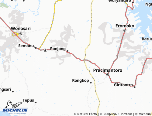 MICHELIN Bedoyo map - ViaMichelin
