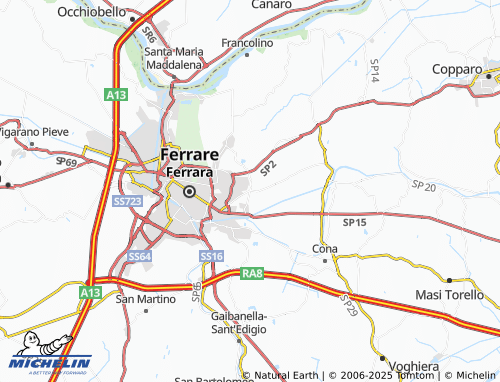 MICHELIN Pontegradella map - ViaMichelin