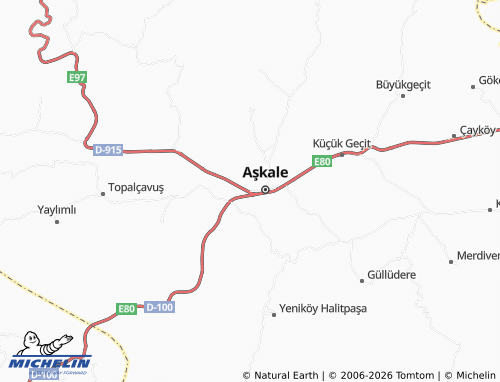 MICHELIN Yeşilova map - ViaMichelin
