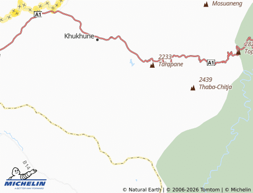 MICHELIN Mathebe map - ViaMichelin