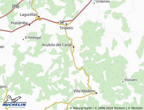 Mapa MICHELIN Vicente Riva Palacio - ViaMichelin
