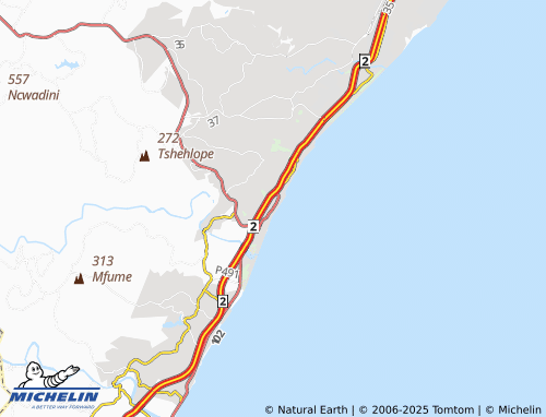 Mappa MICHELIN Warner Beach - ViaMichelin