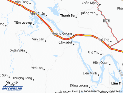 Mapa MICHELIN Xương Thịnh - ViaMichelin