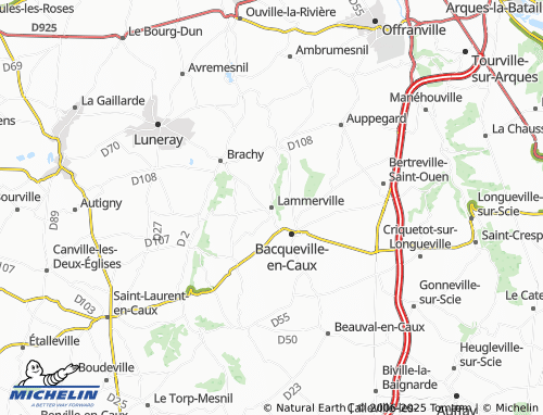 MICHELIN Lammerville map - ViaMichelin