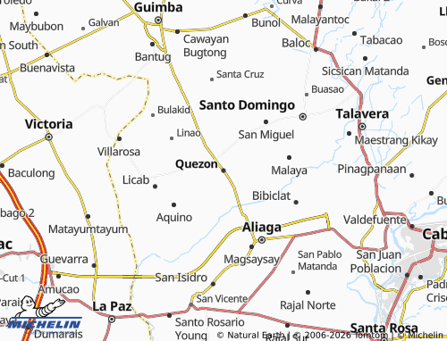 MICHELIN Quezon map - ViaMichelin