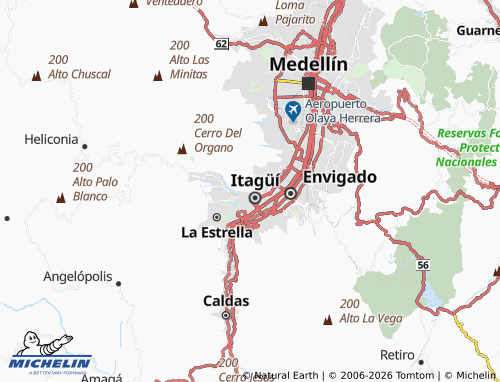 Carte MICHELIN Los Olivares - ViaMichelin