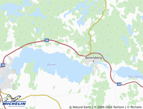 MICHELIN-Landkarte Brånshult - ViaMichelin