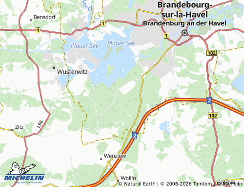 MICHELIN Wendgräben map - ViaMichelin