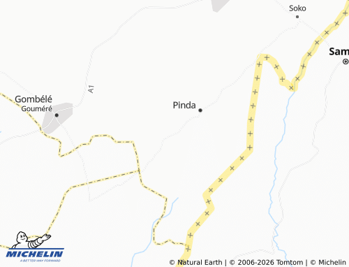 MICHELIN-Landkarte Kikiouéré - ViaMichelin