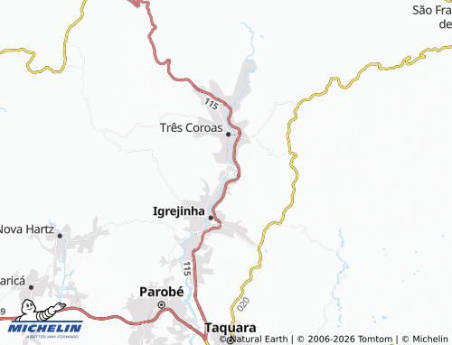 Mapa MICHELIN Garibaldi - ViaMichelin