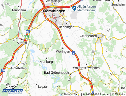 Mappa MICHELIN Woringen - ViaMichelin