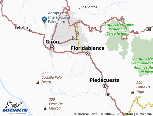 Kaart MICHELIN Río Frío - ViaMichelin