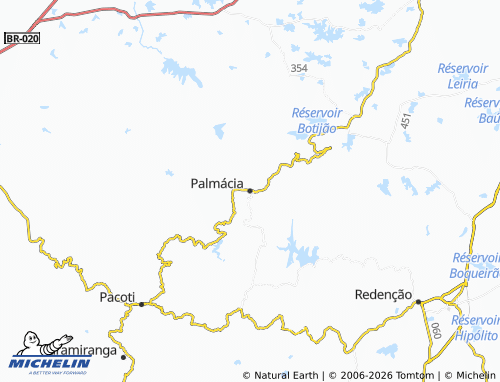 Carte MICHELIN Palmácia - ViaMichelin
